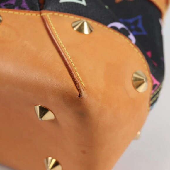 LOUIS VUITTON Monogram Multicolor Judy MM Bag 2Way Black M40256 Auth BA5540A - Picture 5 of 16